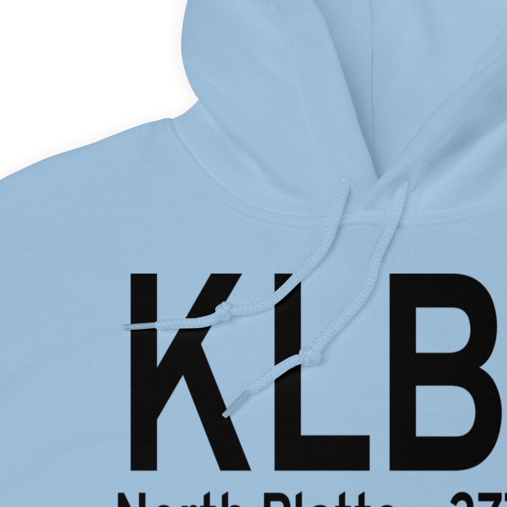 North Platte Regional Airport Lee Bird Field (KLBF) ICAO Hoodie Sweatshirt 