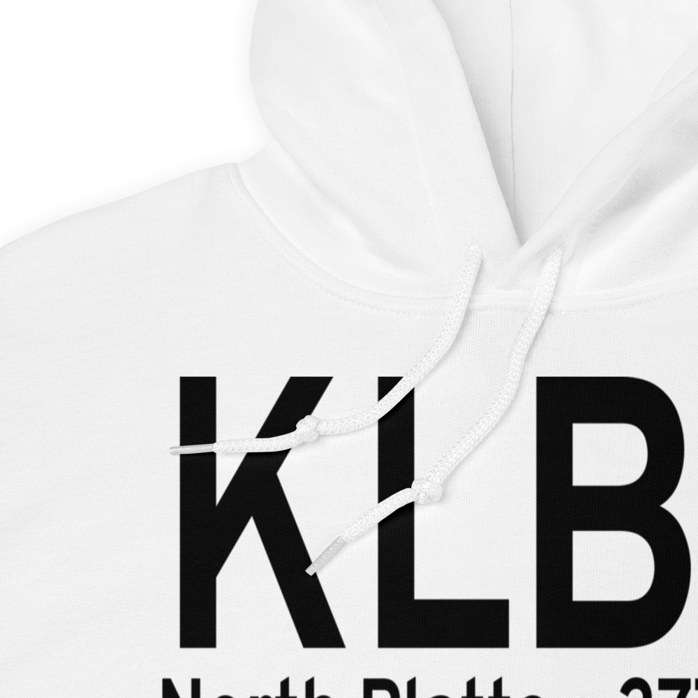 North Platte Regional Airport Lee Bird Field (KLBF) ICAO Hoodie Sweatshirt 