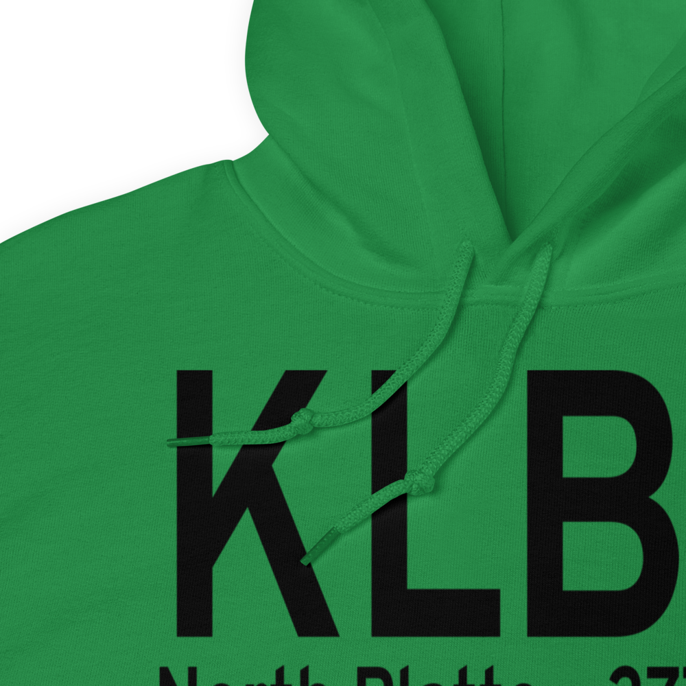 North Platte Regional Airport Lee Bird Field (KLBF) ICAO Hoodie Sweatshirt 