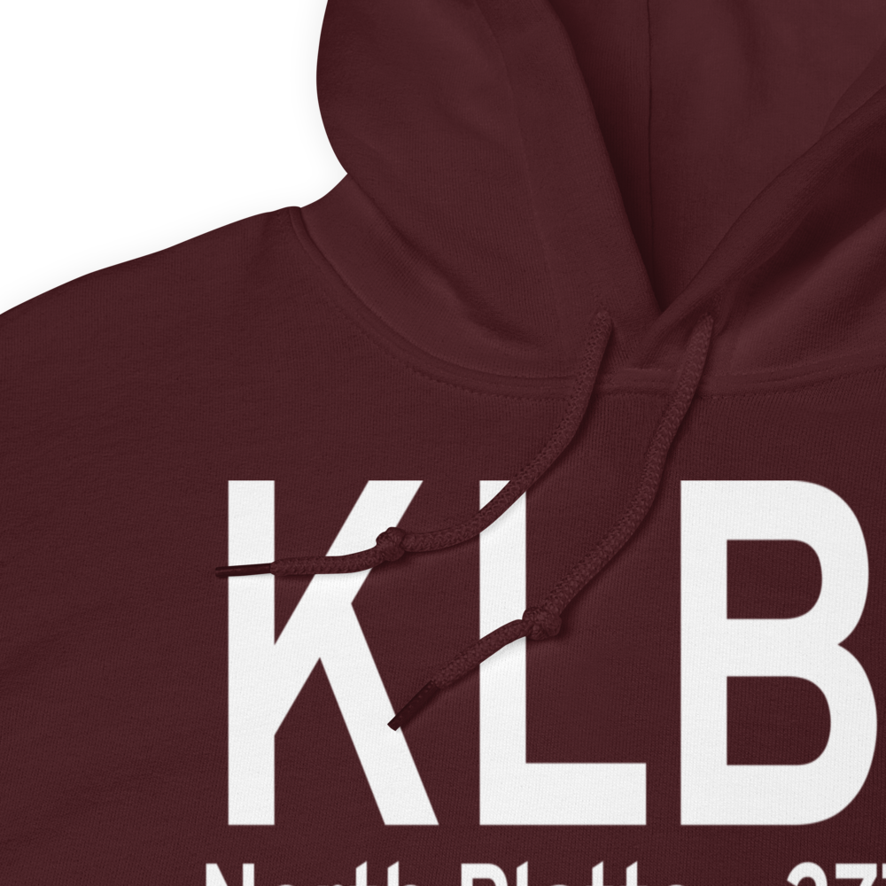 North Platte Regional Airport Lee Bird Field (KLBF) ICAO Hoodie Sweatshirt 