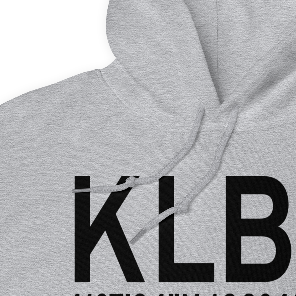 North Platte Regional Airport Lee Bird Field (KLBF) ICAO Hoodie Sweatshirt 