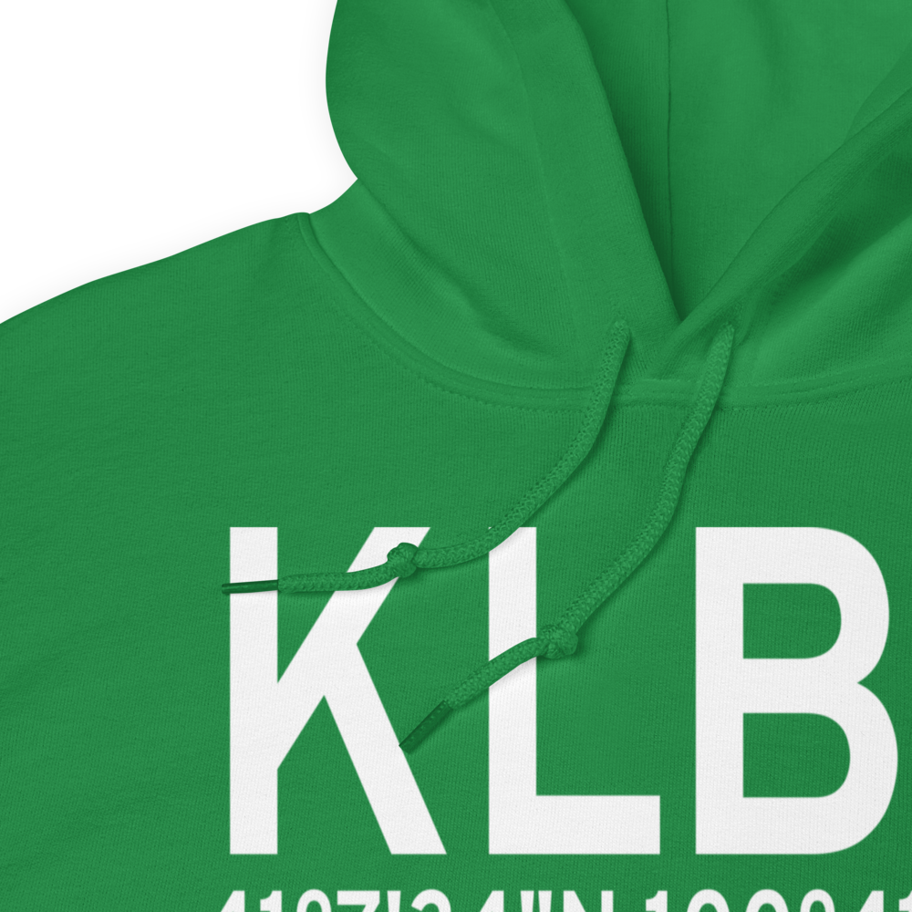 North Platte Regional Airport Lee Bird Field (KLBF) ICAO Hoodie Sweatshirt 