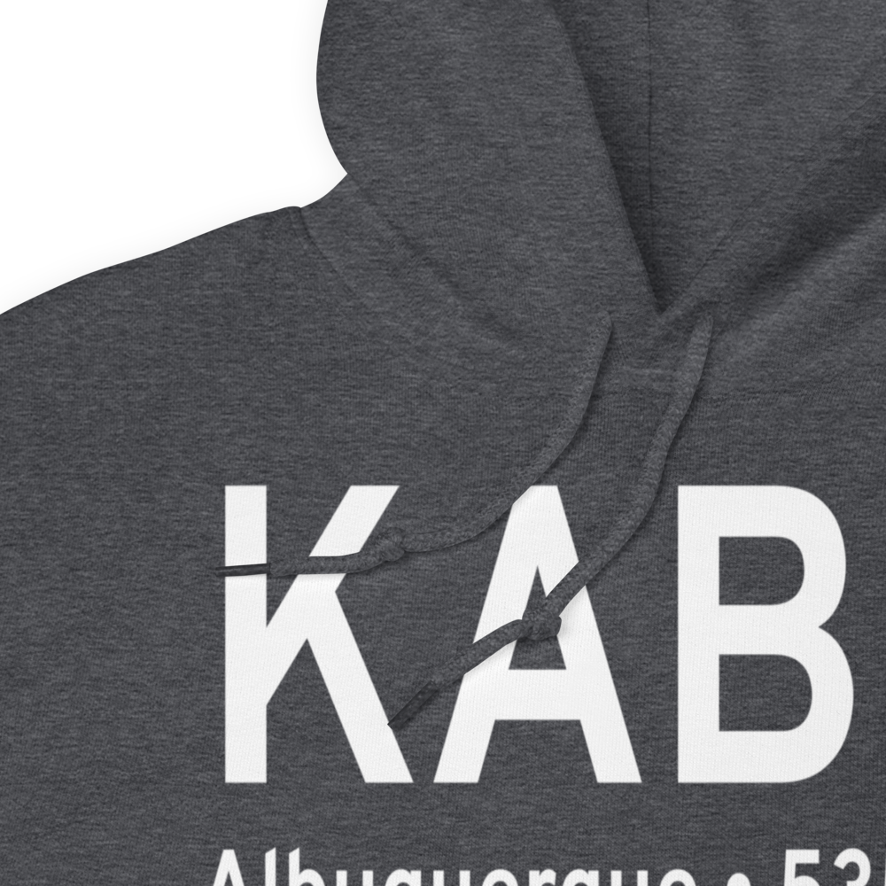 Albuquerque International Sunport (KABQ) ICAO Hoodie Sweatshirt 