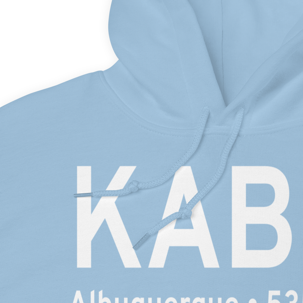 Albuquerque International Sunport (KABQ) ICAO Hoodie Sweatshirt 