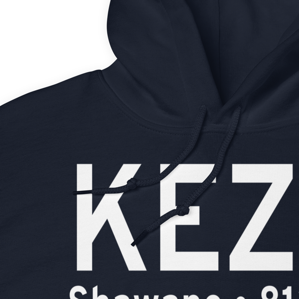 Shawano Municipal Airport (KEZS) ICAO Hoodie Sweatshirt 