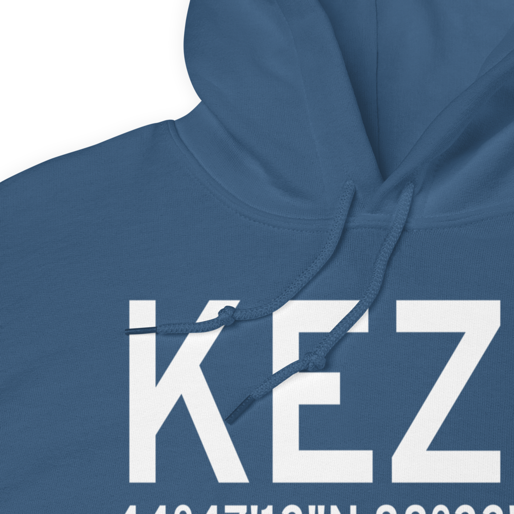 Shawano Municipal Airport (KEZS) ICAO Hoodie Sweatshirt 