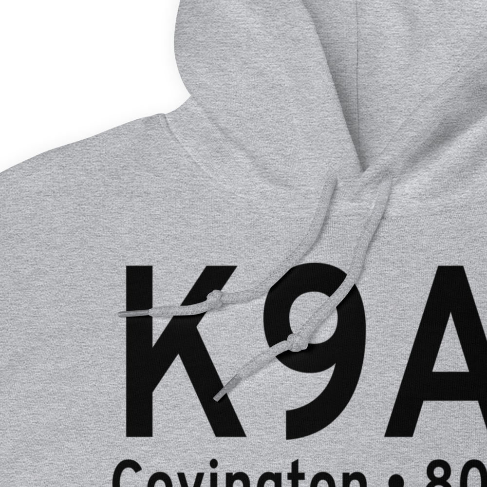 Covington Municipal Airport (K9A1) ICAO Hoodie Sweatshirt 