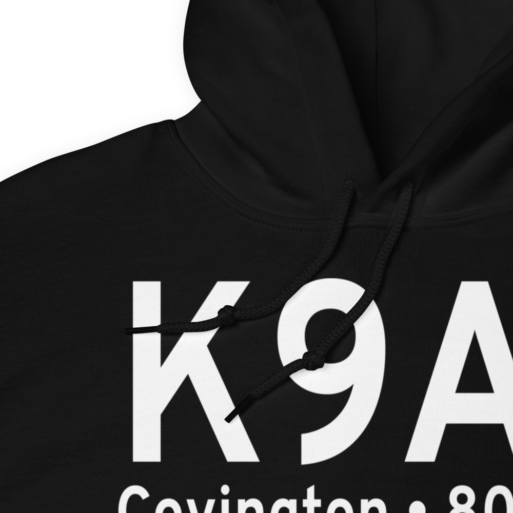 Covington Municipal Airport (K9A1) ICAO Hoodie Sweatshirt 