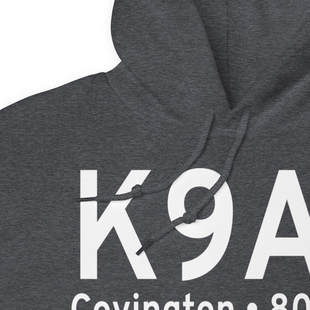 Covington Municipal Airport (K9A1) ICAO Hoodie Sweatshirt 