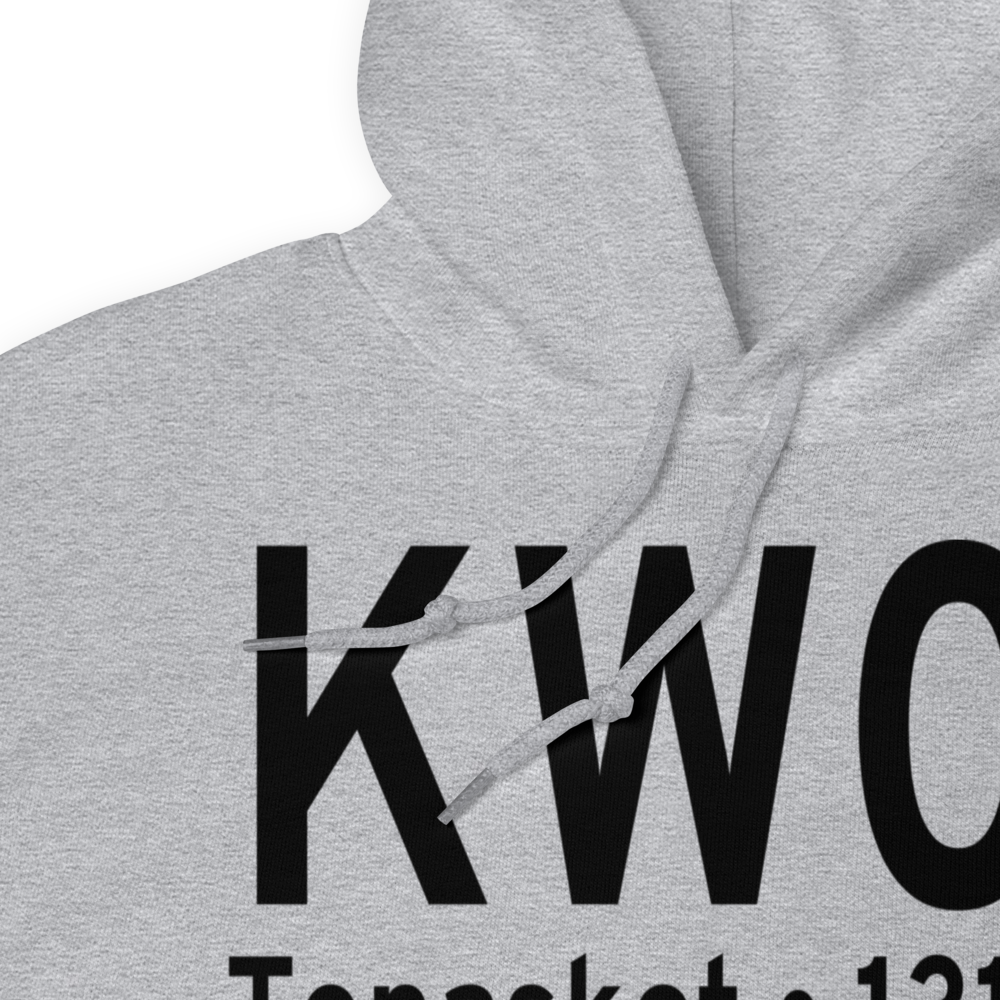 Tonasket Municipal Airport (KW01) ICAO Hoodie Sweatshirt 