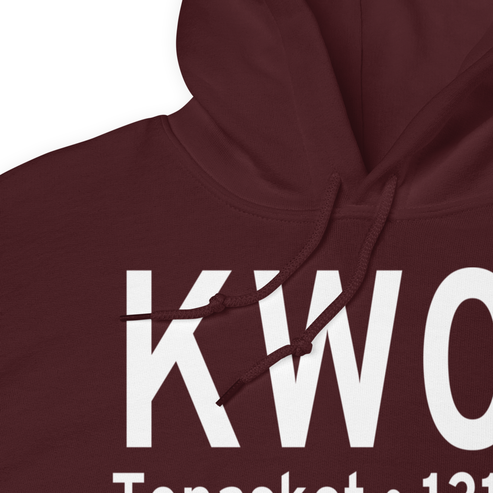 Tonasket Municipal Airport (KW01) ICAO Hoodie Sweatshirt 
