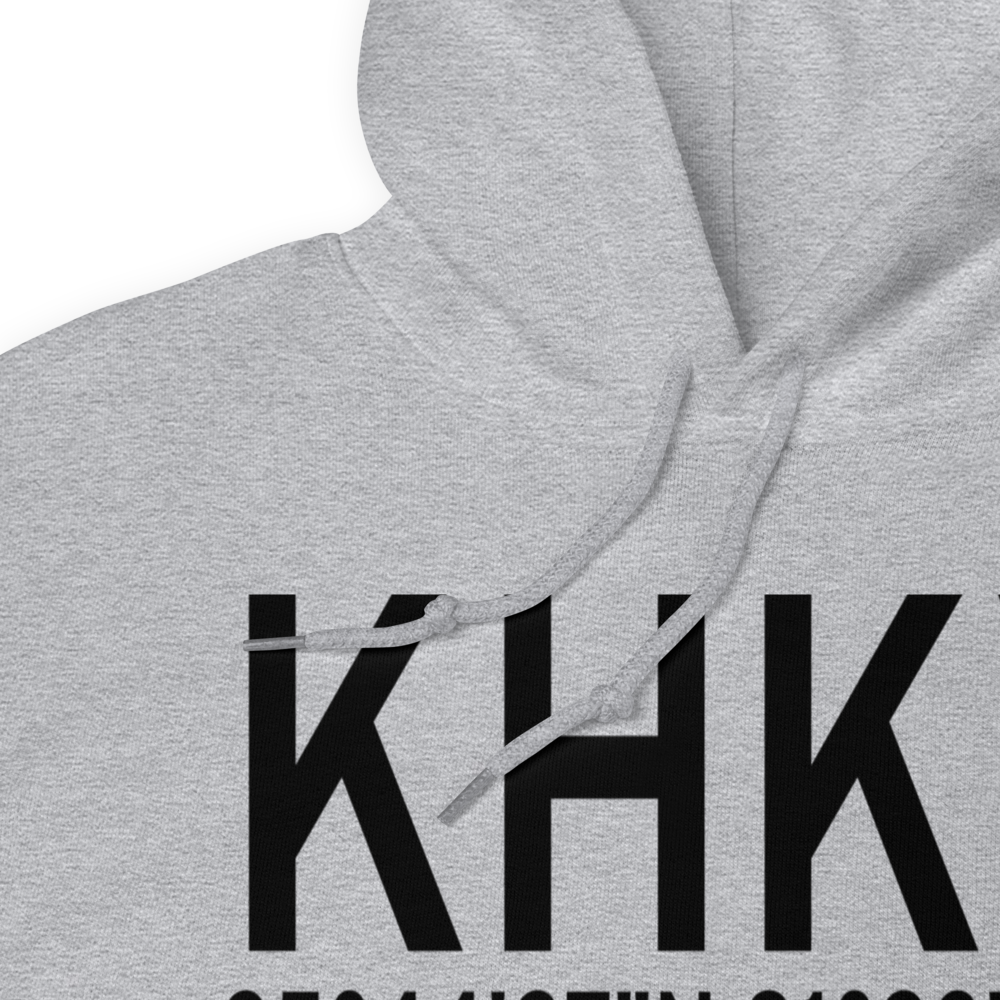 Hickory Regional Airport (KHKY) ICAO Hoodie Sweatshirt 