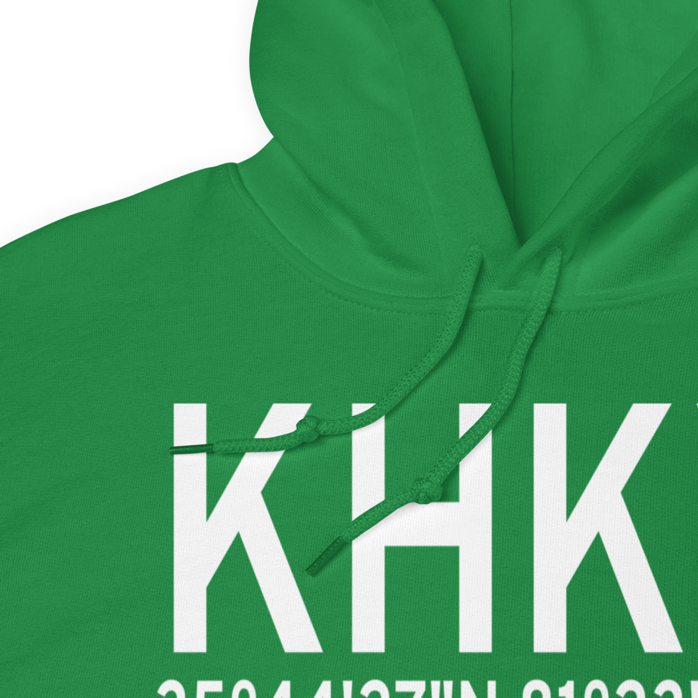 Hickory Regional Airport (KHKY) ICAO Hoodie Sweatshirt 