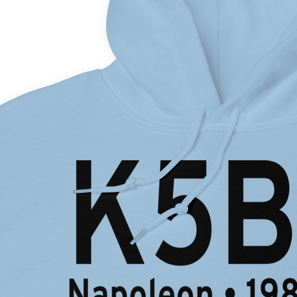Napoleon Municipal Airport (K5B5) ICAO Hoodie Sweatshirt 