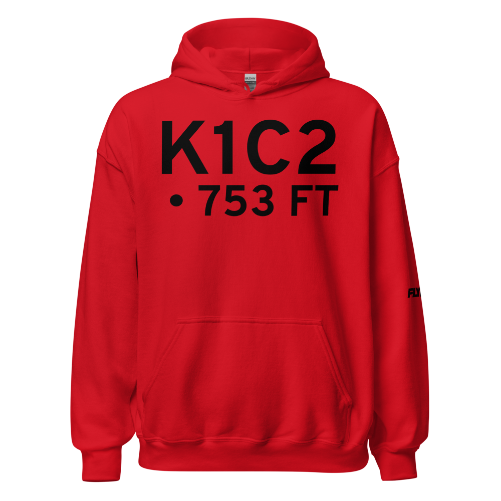 Howell New Lenox Airport (K1C2) ICAO Hoodie Sweatshirt 