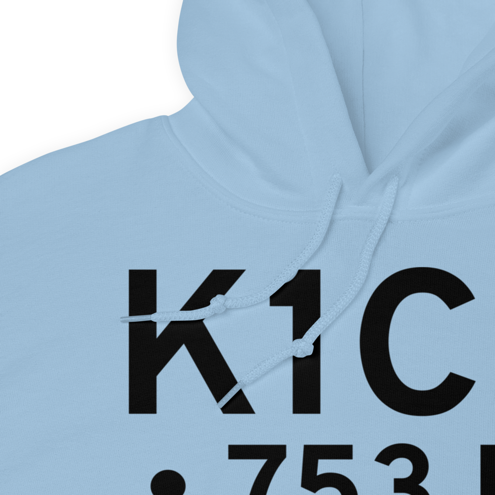 Howell New Lenox Airport (K1C2) ICAO Hoodie Sweatshirt 