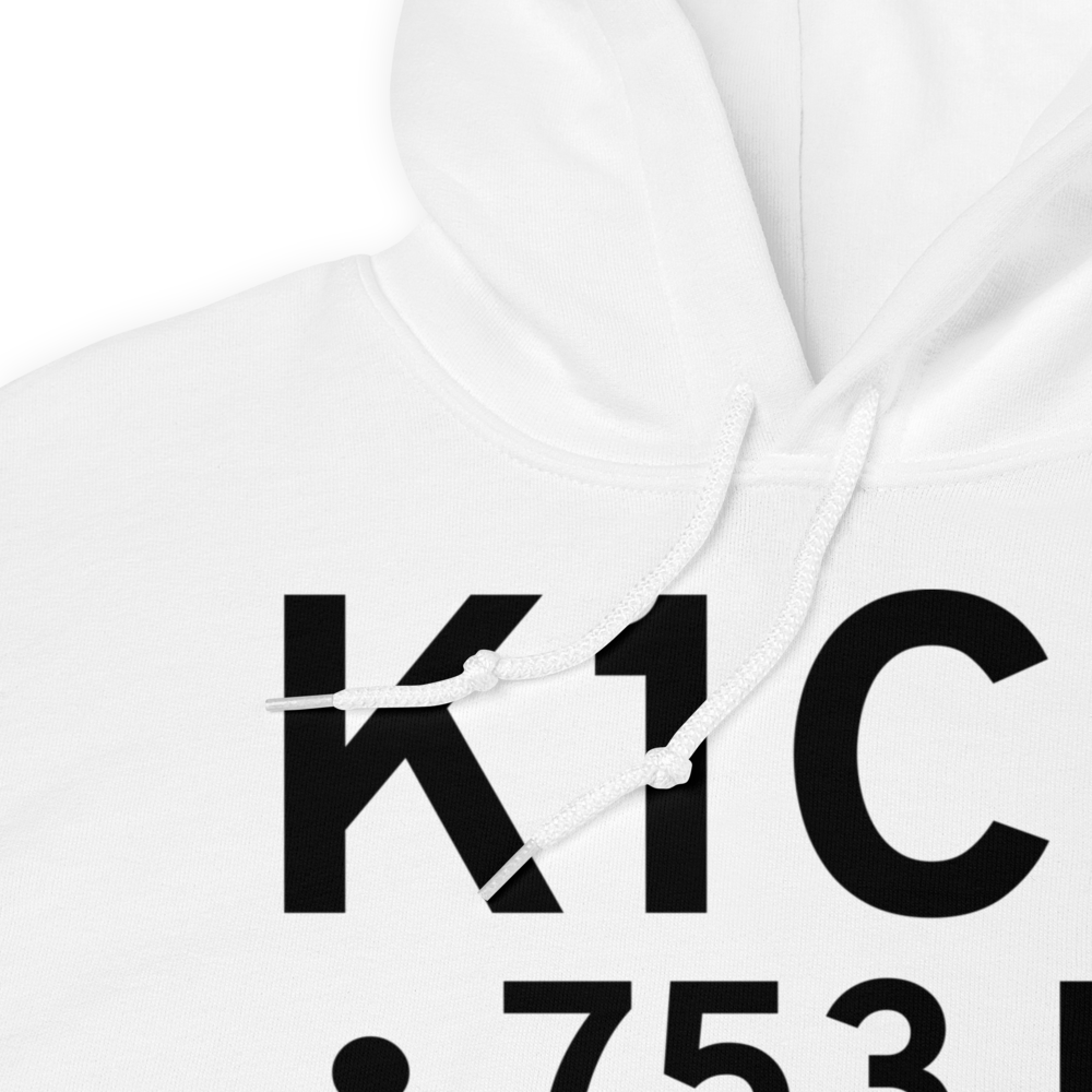 Howell New Lenox Airport (K1C2) ICAO Hoodie Sweatshirt 