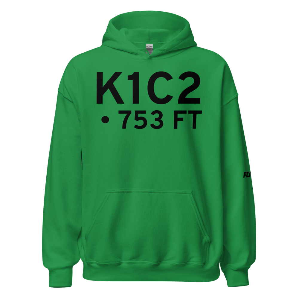 Howell New Lenox Airport (K1C2) ICAO Hoodie Sweatshirt 