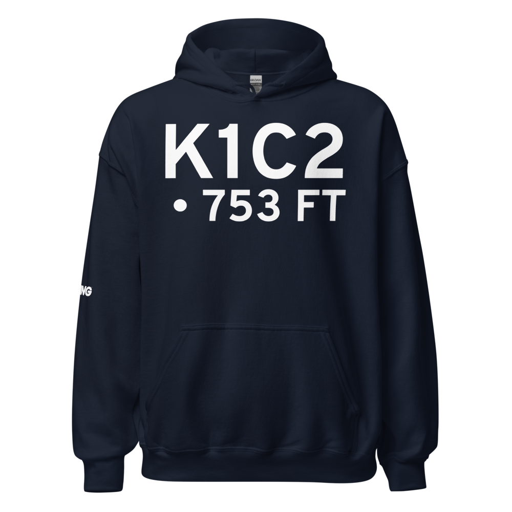 Howell New Lenox Airport (K1C2) ICAO Hoodie Sweatshirt 
