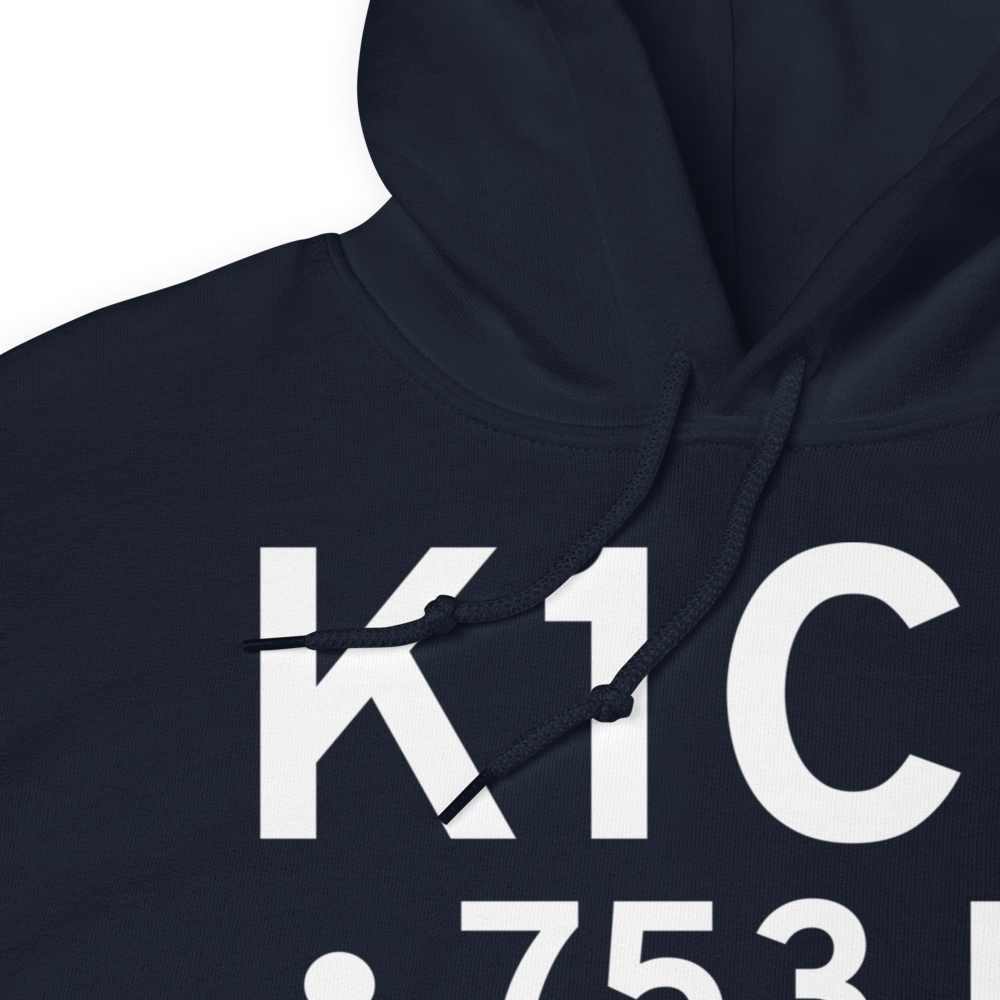 Howell New Lenox Airport (K1C2) ICAO Hoodie Sweatshirt 