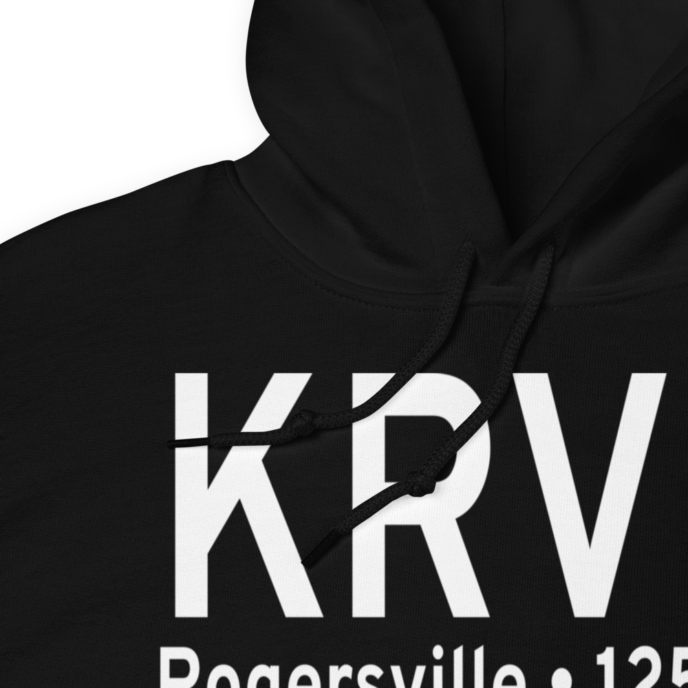 Hawkins County Airport (KRVN) ICAO Hoodie Sweatshirt 