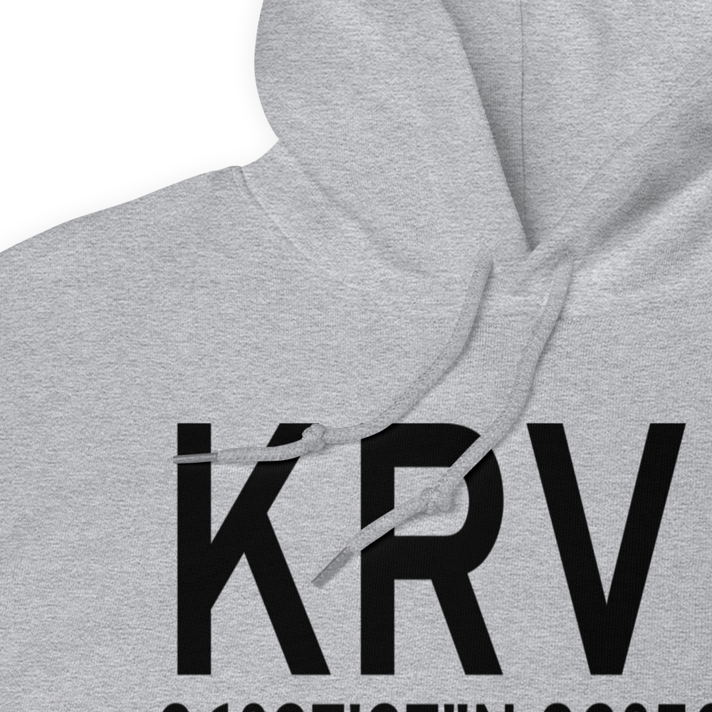 Hawkins County Airport (KRVN) ICAO Hoodie Sweatshirt 