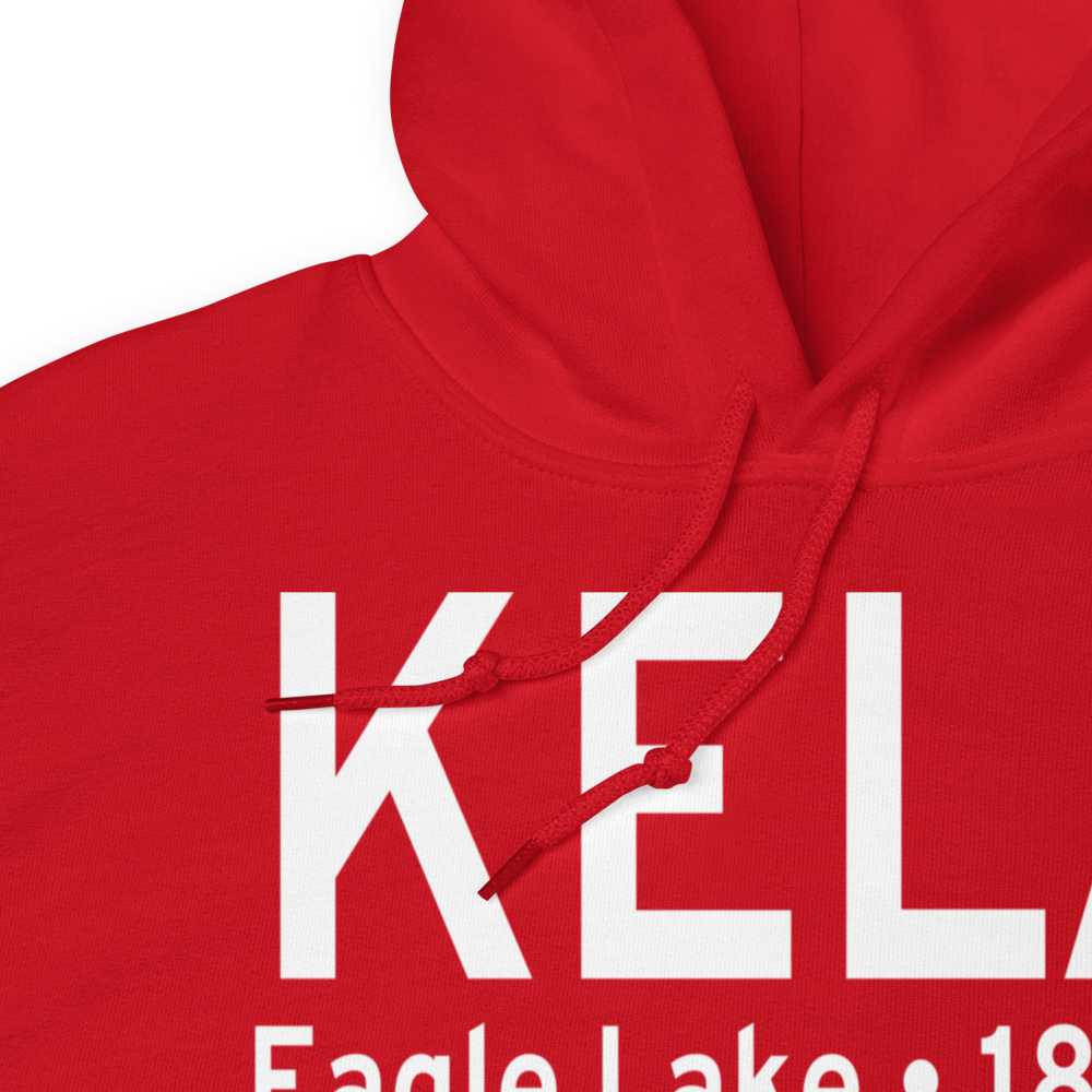 Eagle Lake Airport (KELA) ICAO Hoodie Sweatshirt 