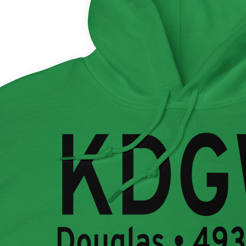 Converse County Airport (KDGW) ICAO Hoodie Sweatshirt 