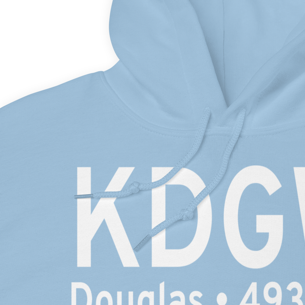 Converse County Airport (KDGW) ICAO Hoodie Sweatshirt 