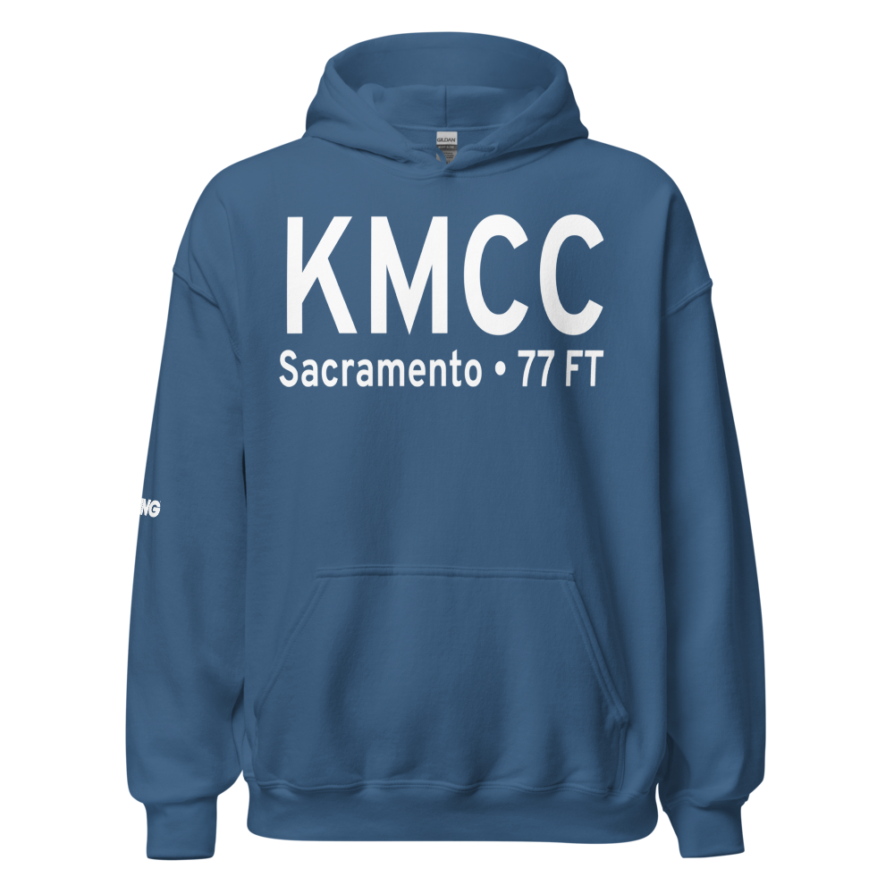 Mc Clellan Airfield (KMCC) ICAO Hoodie Sweatshirt 