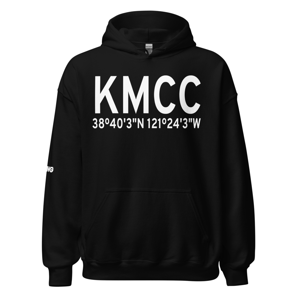 Mc Clellan Airfield (KMCC) ICAO Hoodie Sweatshirt 