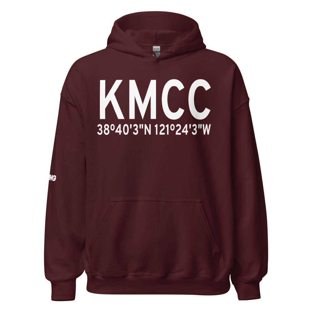 Mc Clellan Airfield (KMCC) ICAO Hoodie Sweatshirt 