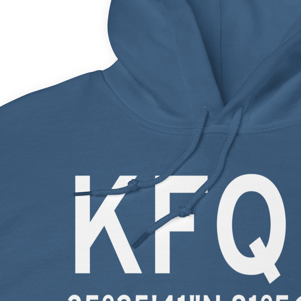 Rutherford County Marchman Field (KFQD) ICAO Hoodie Sweatshirt 