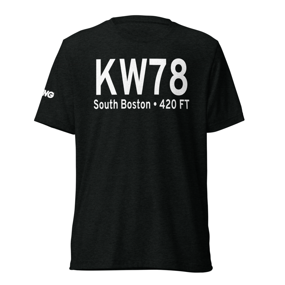 William M Tuck Airport (KW78) ICAO Tri-blend T-Shirt 