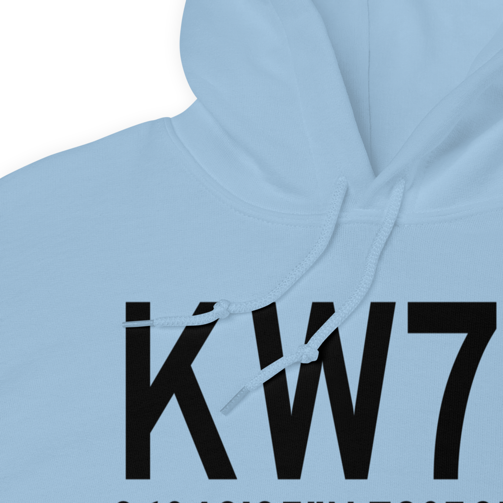 William M Tuck Airport (KW78) ICAO Hoodie Sweatshirt 
