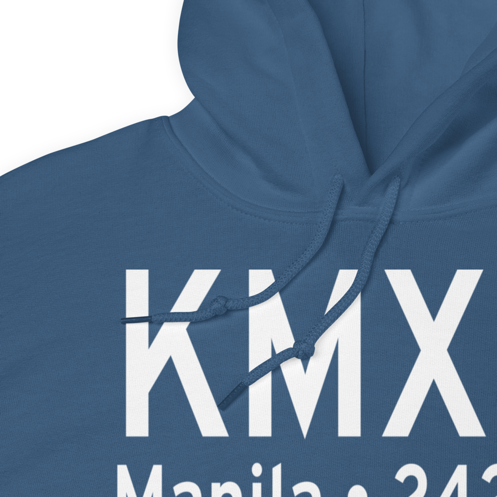 Manila Municipal Airport (KMXA) ICAO Hoodie Sweatshirt 