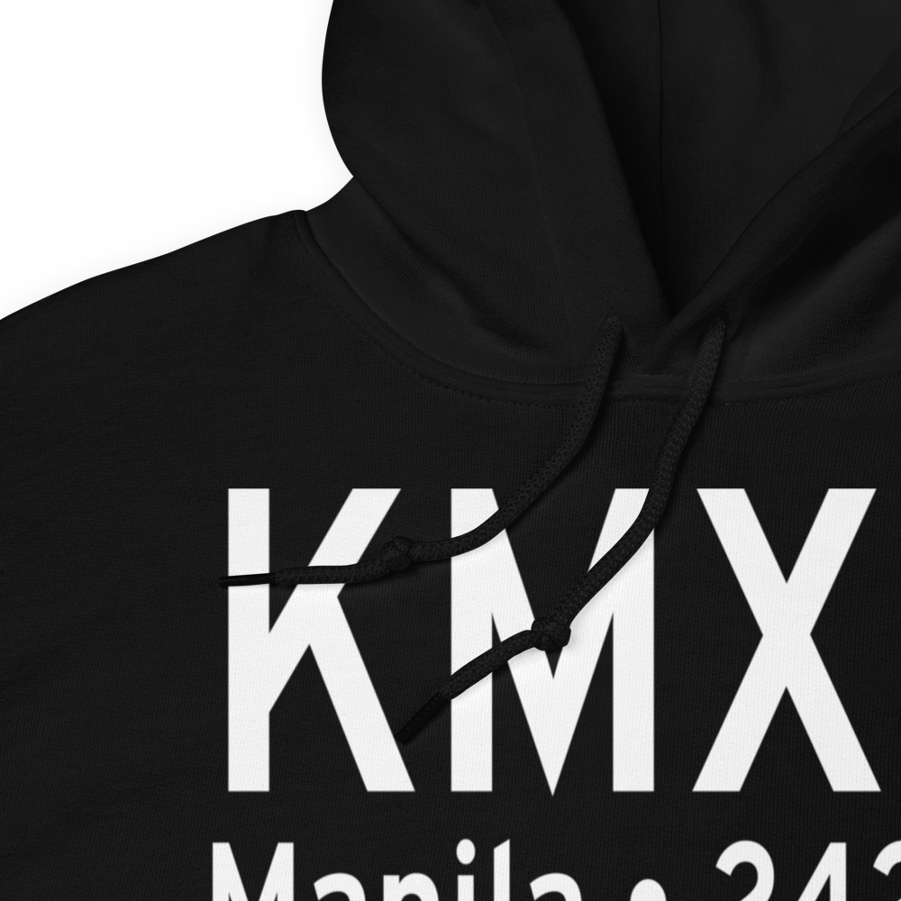 Manila Municipal Airport (KMXA) ICAO Hoodie Sweatshirt 