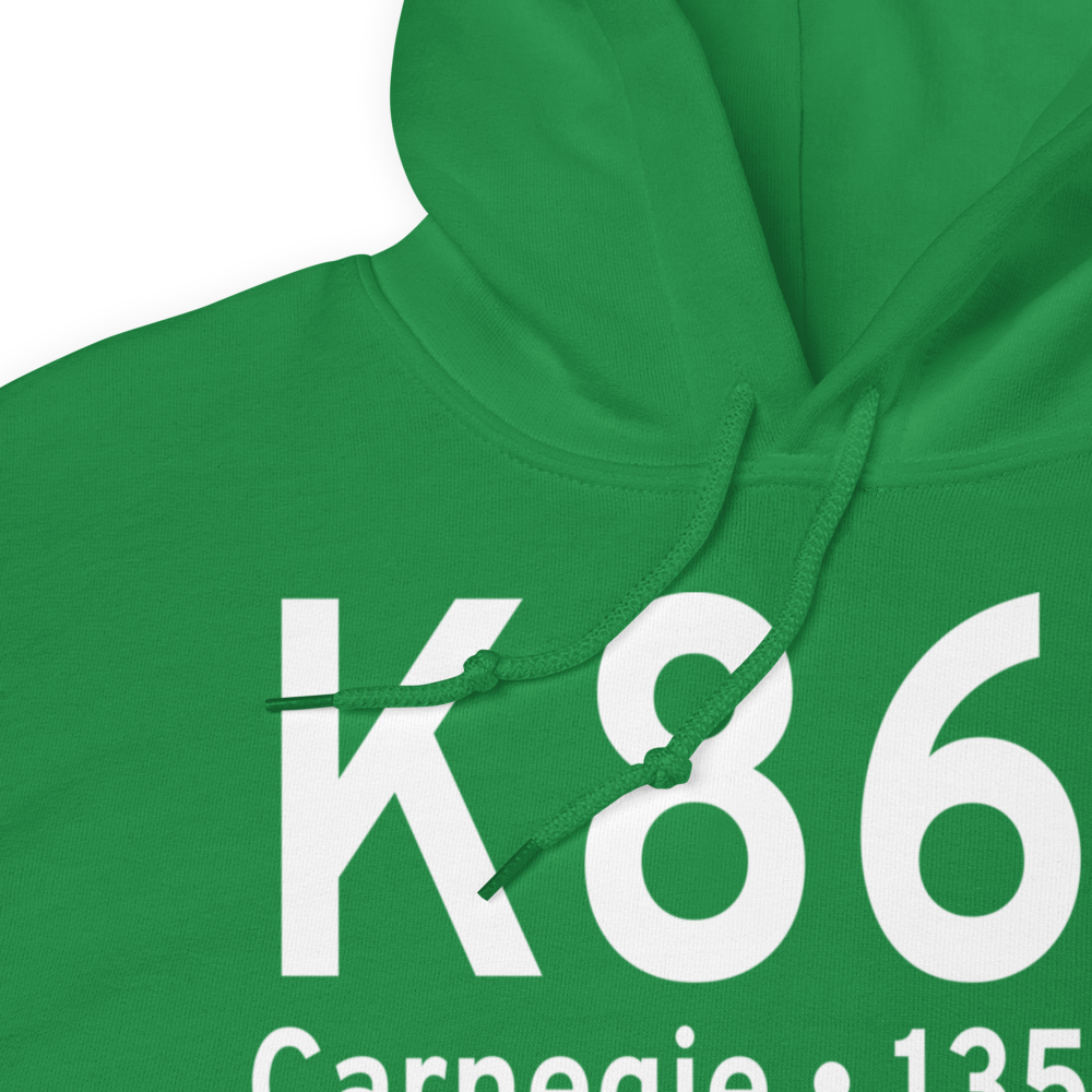 Carnegie Municipal Airport (K86F) ICAO Hoodie Sweatshirt 