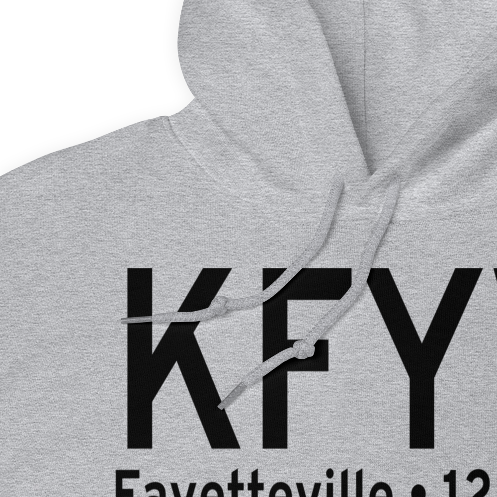 Drake Field (KFYV) ICAO Hoodie Sweatshirt 