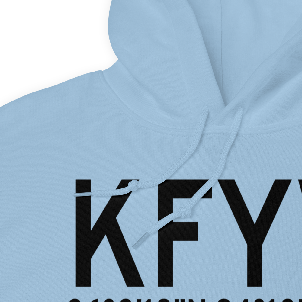 Drake Field (KFYV) ICAO Hoodie Sweatshirt 