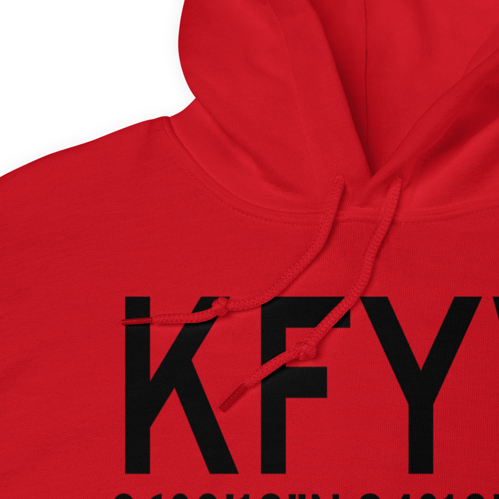 Drake Field (KFYV) ICAO Hoodie Sweatshirt 