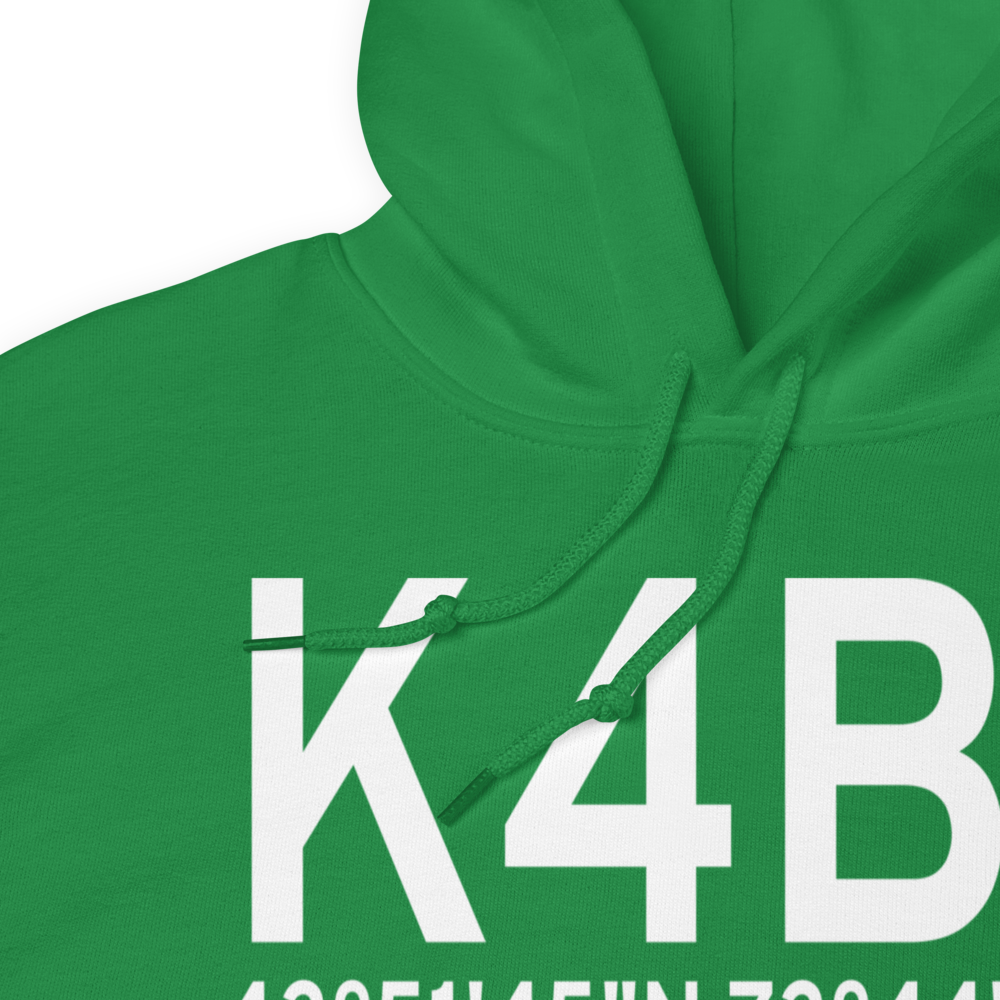Schroon Lake Airport (K4B7) ICAO Hoodie Sweatshirt 