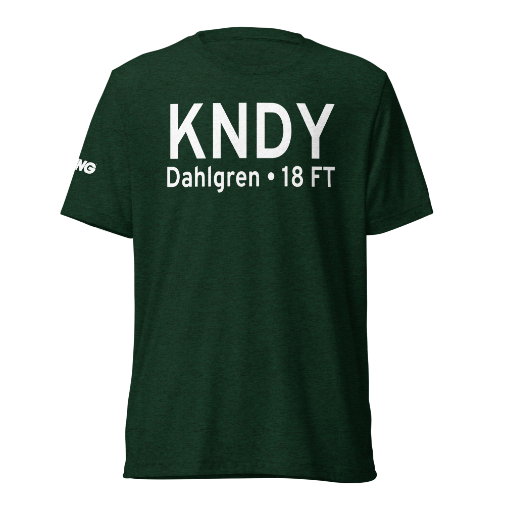 Dahlgren Naval Surface Warfare Center Airport (KNDY) ICAO Tri-blend T-Shirt 