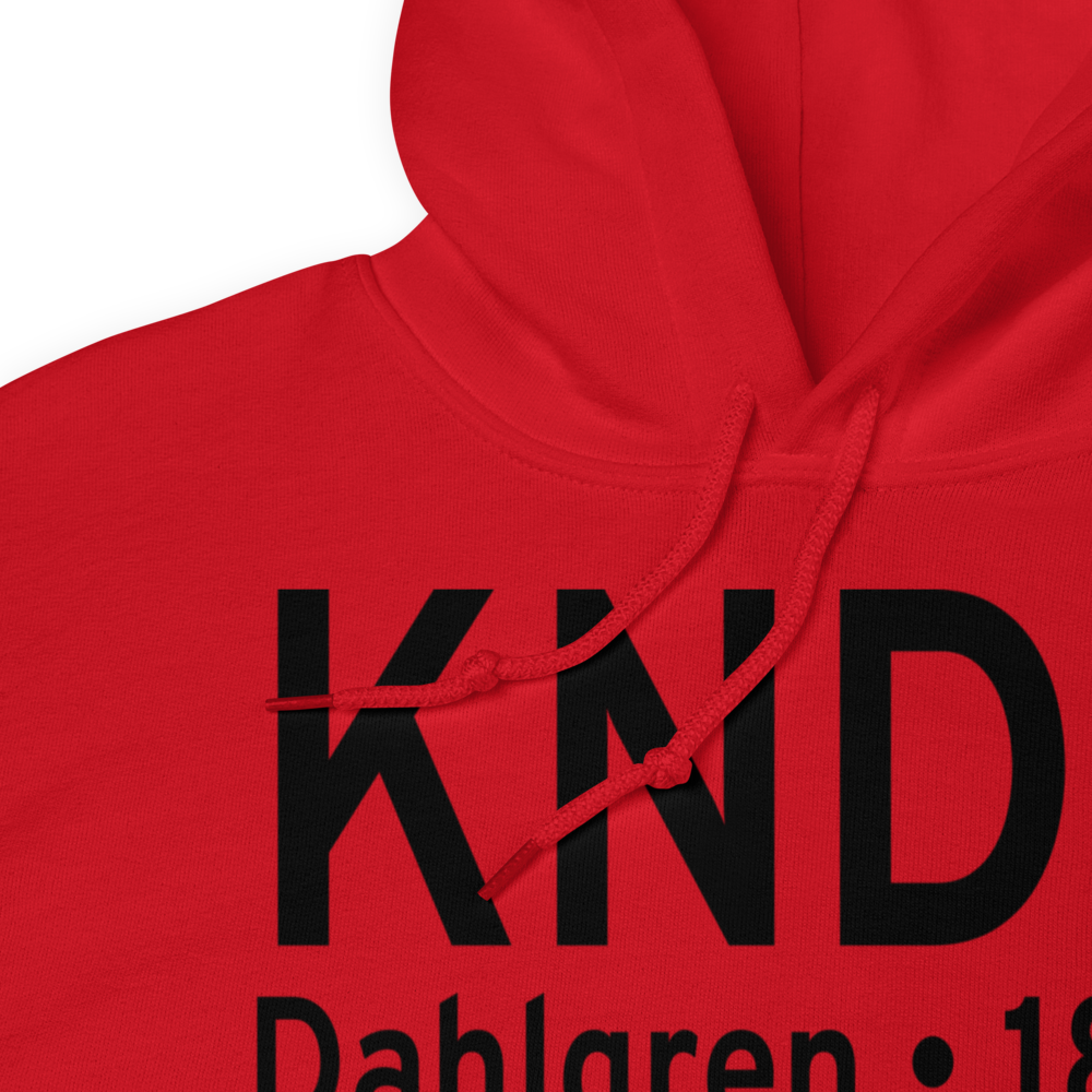 Dahlgren Naval Surface Warfare Center Airport (KNDY) ICAO Hoodie Sweatshirt 