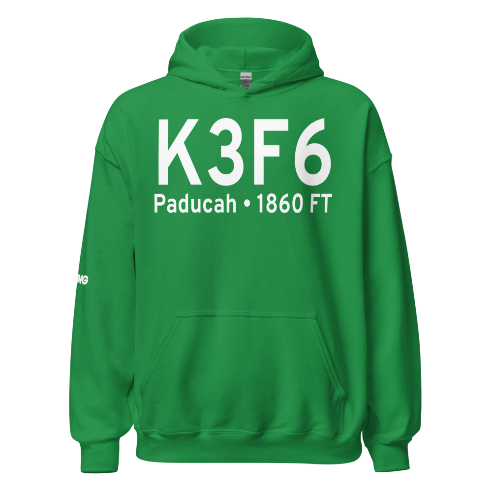 Dan E Richards Municipal Airport (K3F6) ICAO Hoodie Sweatshirt 