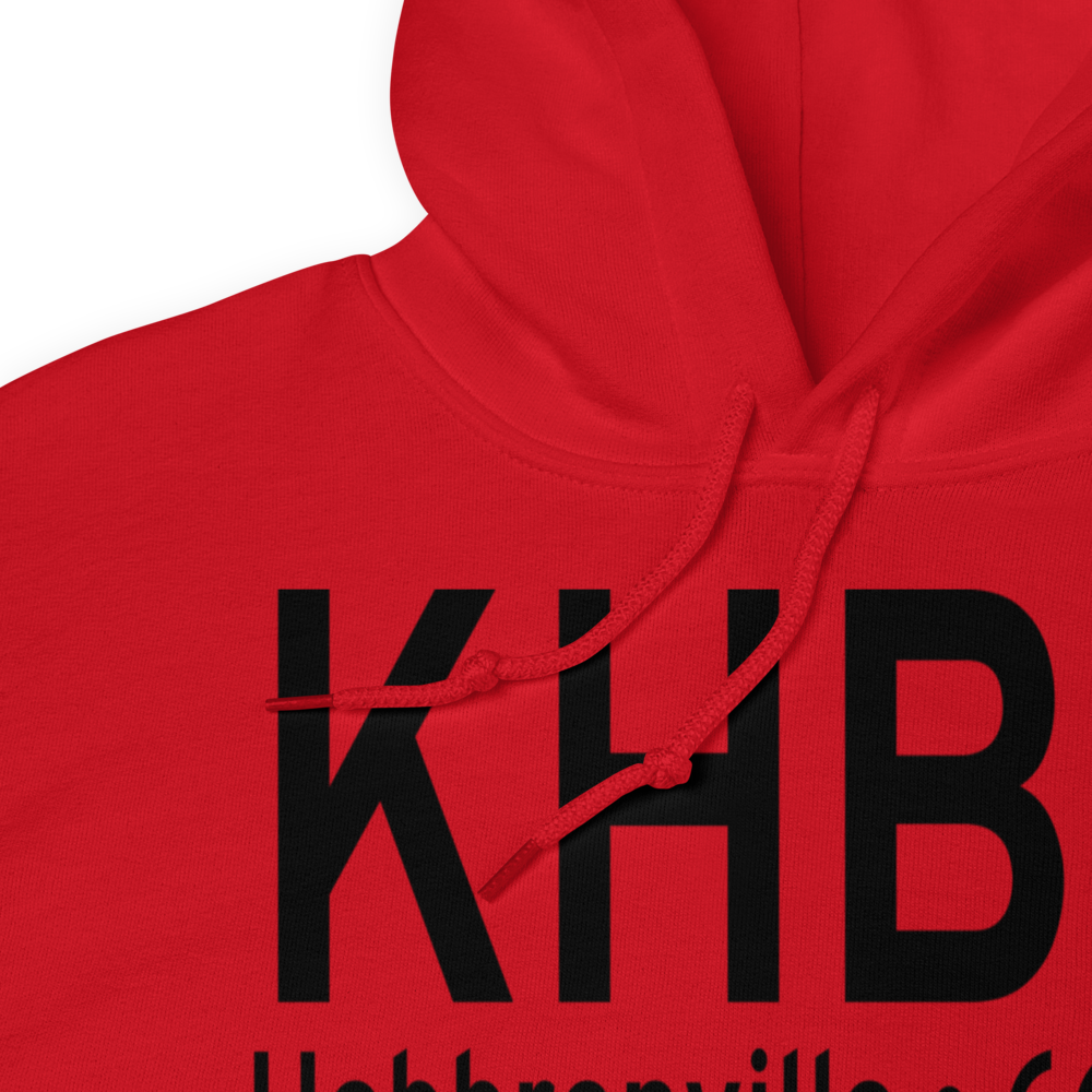 Jim Hogg County Airport (KHBV) ICAO Hoodie Sweatshirt 