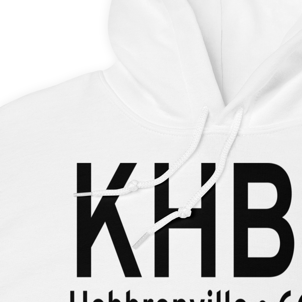 Jim Hogg County Airport (KHBV) ICAO Hoodie Sweatshirt 