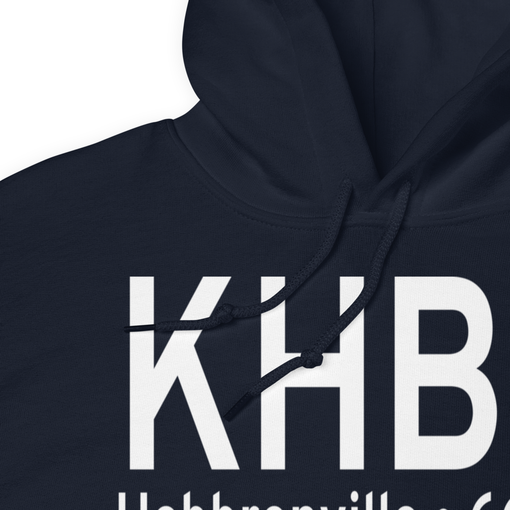 Jim Hogg County Airport (KHBV) ICAO Hoodie Sweatshirt 
