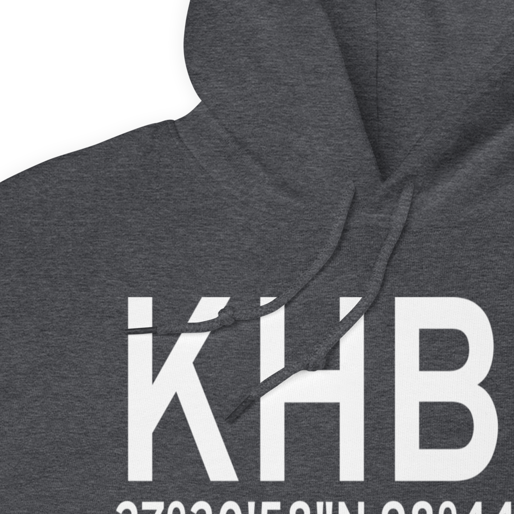 Jim Hogg County Airport (KHBV) ICAO Hoodie Sweatshirt 