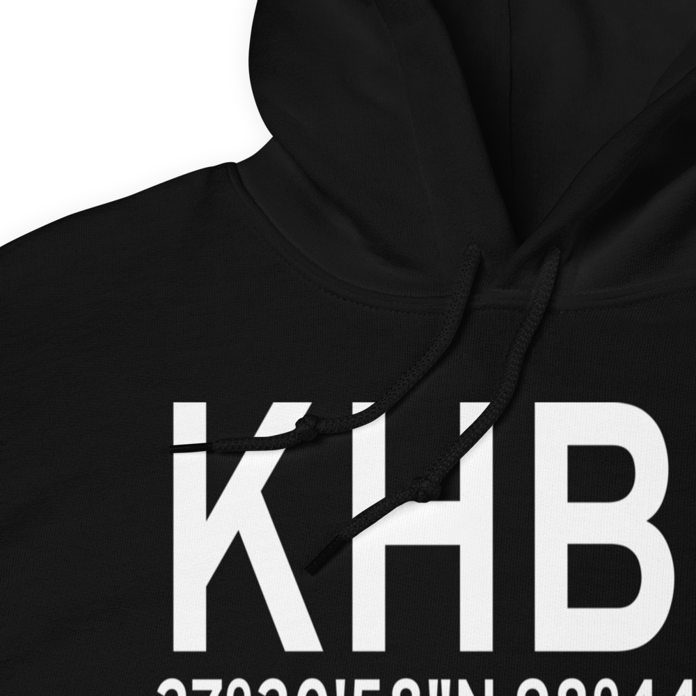 Jim Hogg County Airport (KHBV) ICAO Hoodie Sweatshirt 